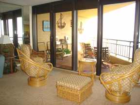 Living Room of the Gulf Coast Condo