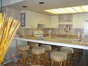 Kitchen of the Waterfront Gulf Coast Rental Condo