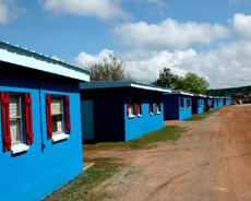 Row of Cabins