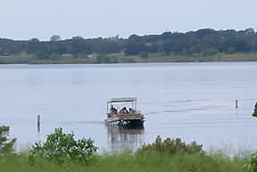 jetskiing on Lake LBJ