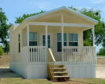 Park Model Cabins on Hill Country Rv Resort   New Braunfels