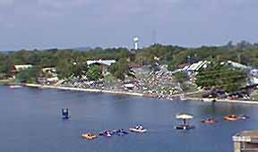 Lakefest Drag Boat Races on Lake Marble Falls