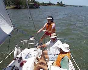 Sailing on Lake LBJ
